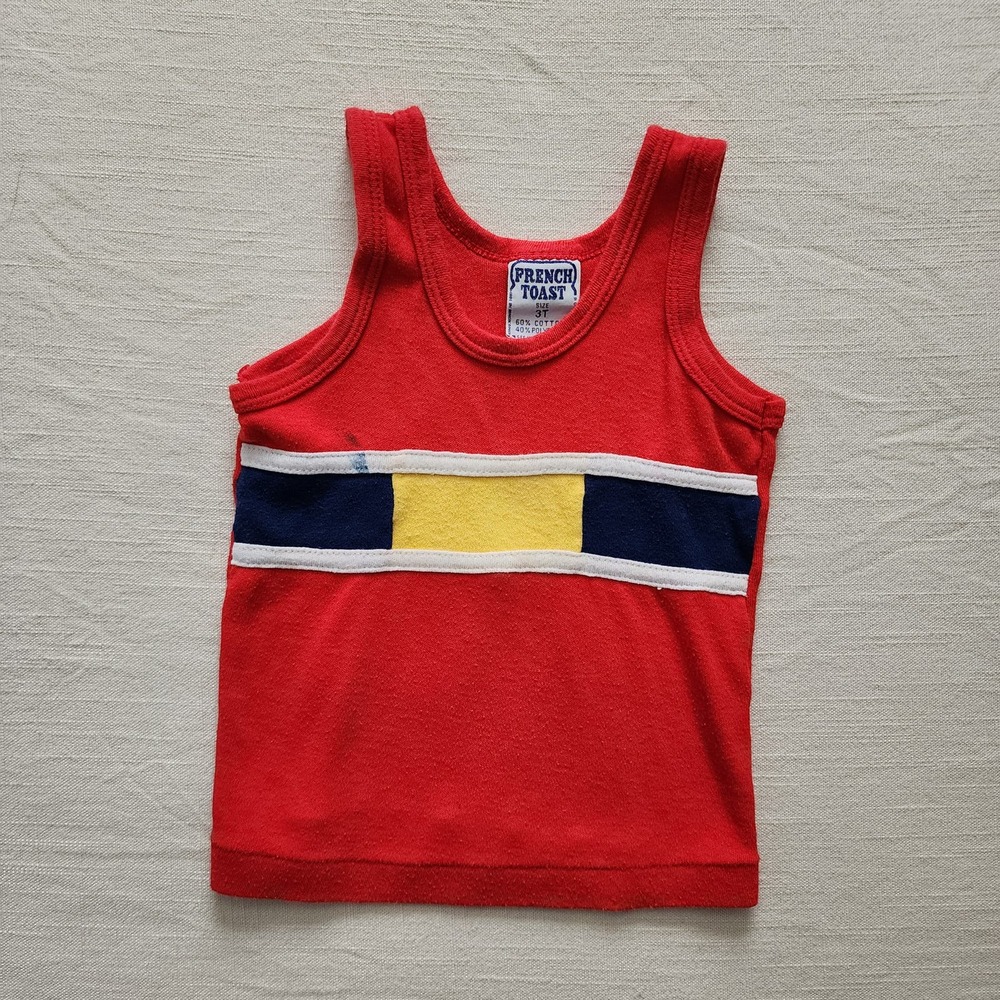 Vintage Color Block Tank Top 2t/3t